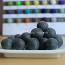 Felt Ball Storm Grey 1 CM,  2 CM, 2.5 CM, 3 CM, 4 CM Colour 18 - Felt Ball Rug USA - 1
