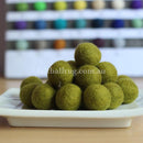 Felt Ball Sunshine Yellow 1 CM,  2 CM, 2.5 CM, 3 CM, 4 CM Colour 24 - Felt Ball Rug USA - 1