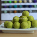Felt Ball Bright Yellow 1 CM, 2 CM, 2.5 CM, 3 CM, 4 CM Colour 38 - Felt Ball Rug USA - 1