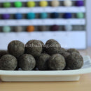 Felt Ball Beaver 1 CM, 2 CM, 2.5 CM, 3 CM, 4 CM Colour 53 - Felt Ball Rug USA - 1