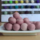 Felt Ball Baby Pink 1CM,  2CM, 2.5CM, 3CM, 4CM Colour 9 - Felt Ball Rug USA - 1
