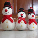 Felt Snowman - Felt Ball Rug USA