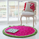 Watermelon Crush Felt Ball Rug - Felt Ball Rug USA - 2