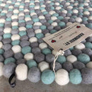 Arctic Felt Ball Rug
