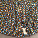 Autumn Forest Felt Ball Rug