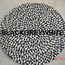 Felt Ball Rug Samples