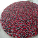 Cherry Berry Felt Ball Rug
