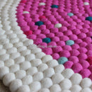 Dazzling Donut Felt Ball Rug - Felt Ball Rug USA - 2