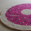 Dazzling Donut Felt Ball Rug - Felt Ball Rug USA - 1