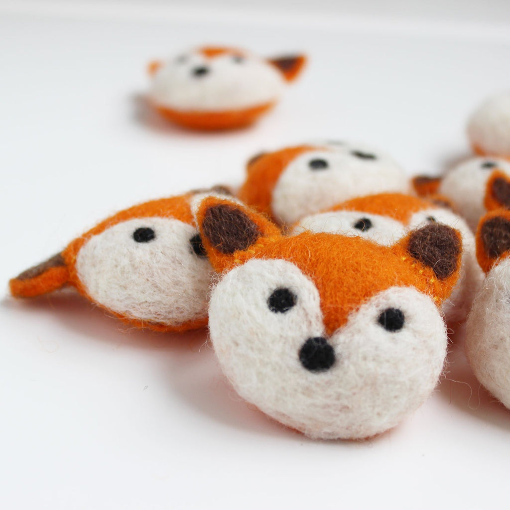 Felt Animal Heads - Available In 10 Different Animals Heads. – Felt Ball  Rug USA