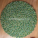 Garden Green Felt Ball Rug - Felt Ball Rug USA - 2