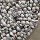 Natural Stone Rectangle Felt Ball Rug - Felt Ball Rug USA - 3