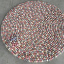 Pastel Felt Ball Rug