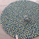 Sea Glass Felt Ball Rug