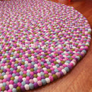 Sorbet Felt Ball Rug - Felt Ball Rug USA - 1