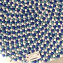 Whirlpool Blue Felt Ball Rug