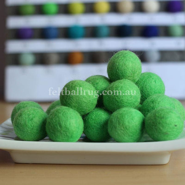 Mix N Match Sapphire Blue Felt Balls 2.5 Cm Felted Wool Balls for Crafts  Wholesale Bulk DIY Blue Nursery Garland Mobile Wool Poms Only 