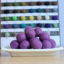 Felt Ball Jacaranda Purple 1 CM,  2 CM, 2.5 CM, 3 CM, 4 CM Colour 58 - Felt Ball Rug USA