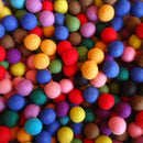 Buy 3 cm felt balls - Felt Ball Rug USA - 1