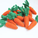felt carrots