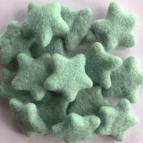 Felt Stars Green - Must Have Item For Your DIY Project – Felt Ball