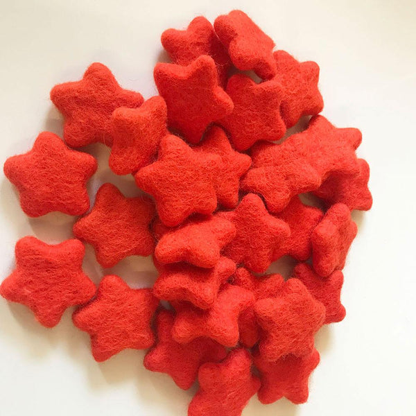 Felt Stars Pink - Must Have Item For Your DIY Project – Felt Ball