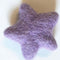 felt star lavender 