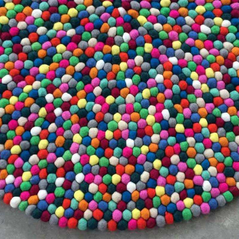 Smartie Rug Smartie Felt Ball Rug - Felt Ball Rug USA